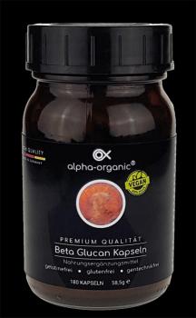 alpha-organic® Beta-Glucan Kapseln vegan